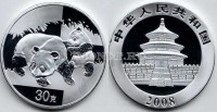 Китай монетовидный жетон 2008 год панды PROOF
