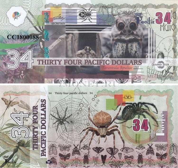 бона Тихий океан 34 доллара 2018 год Апулийский тарантул