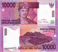 бона Индонезия 10000 рупий 2009 год