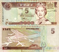 бона Фиджи 5 долларов 2002 год