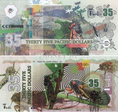 бона Тихий океан 35 долларов 2018 год Цикада