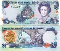 бона Каймановы острова 1 доллар 2006 год