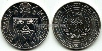 монета Франция 100 франков 1990 год