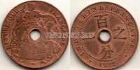 монета Французский Индокитай 1 сантим 1922 год