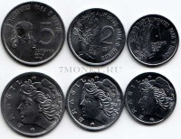 Бразилия набор из 3-х монет FAO