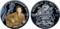 монета Малави 50 квача 2010 год Владимир Высоцкий