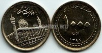 монета Иран 1000 риалов 2013 год