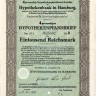 Германия Облигация Ипотека 4 % 1000 Gm 1942. Гамбург