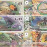 Тихий океан набор из 6-ти банкнот 2018 год Насекомые