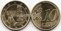 монета Австрия 10 евроцентов 2017 год
