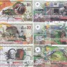 Тихий океан набор из 6-ти банкнот 2018 год Паукообразные и насекомые