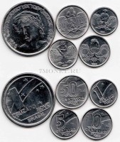 Бразилия набор из 5-ти монет