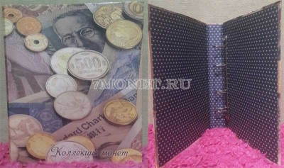 Папка-переплёт "Коллекция монет"