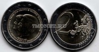 монета Нидерланды 2 евро 2013 год Королева Беатрикс и принц Виллем-Александр