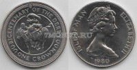 монета Остров Мэн 1 крона 1980 год двухсотлетие Дерби