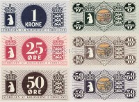 Остров Гроклант набор из 6-ти банкнот 2018 год