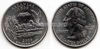 США 25 центов 2003 год Арканзас