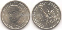 США 1 доллар 2007 год Джордж Вашингтон
