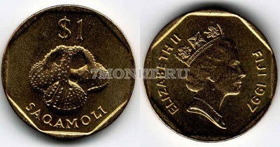 Фиджи 1 доллар 1997 год