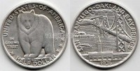 монета США 1/2 доллара 1936 год SAN FRANCISCO - OAKLAND BAY BRIDGE