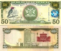 бона Тринидад и Тобаго 50 долларов 2006 год