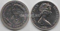 монета Остров Мэн 1 крона 1981 год международный год инвалидов - Чичестер