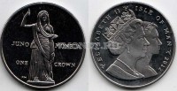 монета Остров Мэн 1 крона 2012 год Богиня Юнона