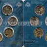 Сан Марино набор из 9-ти монет 2012 год Джованни Пасколи, в буклете