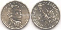 США 1 доллар 2008 год Джеймс Монро