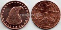 жетон США 2012 год Белоголовый орлан
