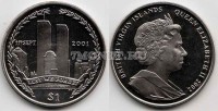 монета Виргинские острова 1 доллар 2002 год 11 сентября 2001 год