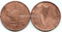 монета Ирландия 1 пенни 1935 год