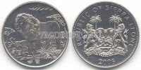 монета Cьерра-Леоне 1 доллар 2006 года Лев