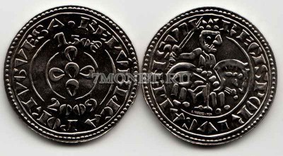 монета Португалия 1,5 евро 2009 год Золотой морабитино