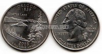 США 25 центов 2005 год Орегон