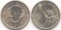 США 1 доллар 2008 год Мартин Ван Бюррен