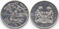 монета Cьерра-леоне 1 доллар 2006 года Обезьяна