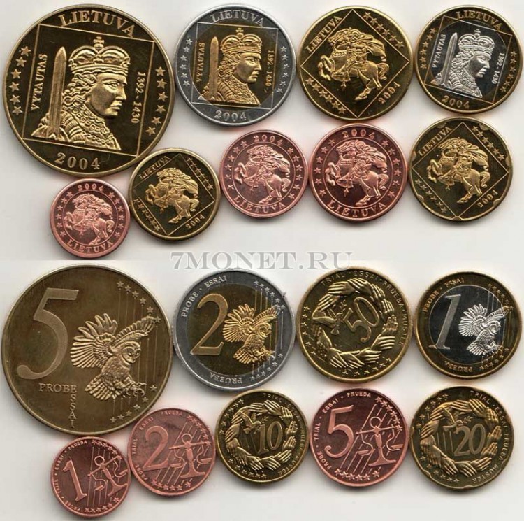 Лит монета. Литва 2004. Лит монета. Литва и россия. Литва 2004.