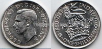 монета Великобритания 1 шиллинг (англ.) 1939 год Георг VI