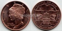 жетон США 2012 год Меркурий