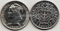 монета Португалия 1 эскудо 1916 год