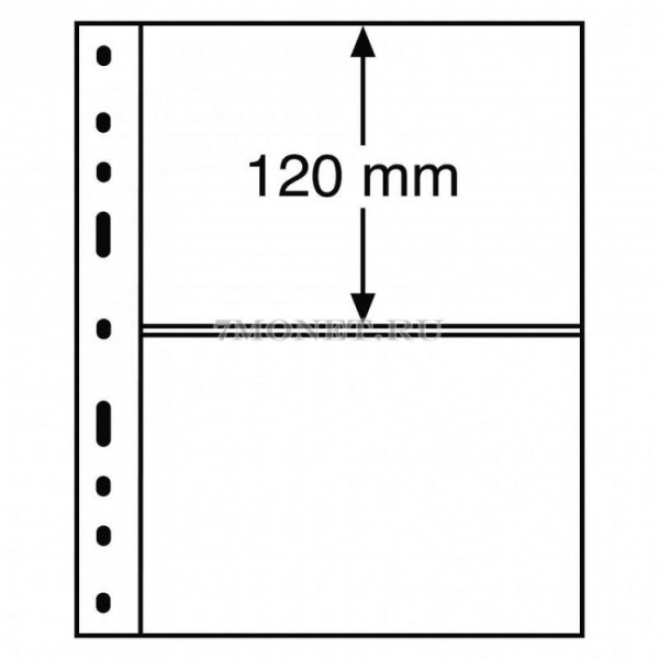 листы для банкнот Optima 2C (прозрачные)