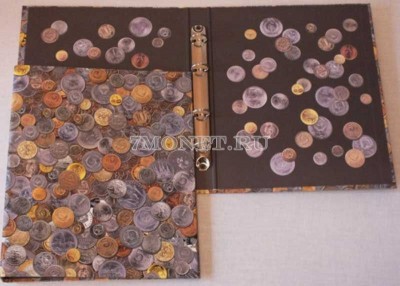 Папка-переплёт для российских монет формата Optima