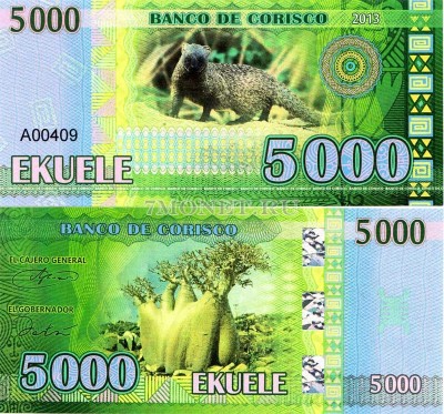 бона Кориско 5000 экуелей 2013 год