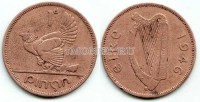 монета Ирландия 1 пенни 1946 год