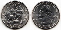 США 25 центов 2006 год Невада