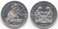монета Cьерра-Леоне 1 доллар 2006 года Тиранозавр Рекс