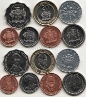 Ямайка набор из 7-ми монет