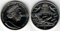 монета Виргинские острова 1 доллар 2004 год 60-летие высадки в Нормандии (D-Day) 6 июня 1944 Авиация