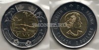 монета Канада 2 доллара 2017 год Битва при Вими